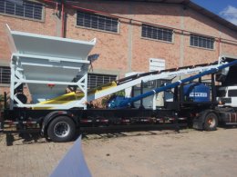 Central de Concreto Móvel Convicta de 45 m³/h com Silo de 70 toneladas